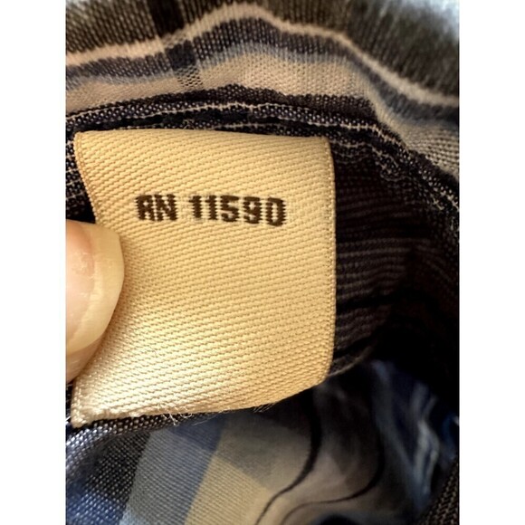 Original Weatherproof Vintage Flannel Long Sleeve Shirt Men's Size L Button up - Picture 5 of 16